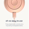 image:imageHatch Go  Portable Sound Machine for Babies and Kids  Sleep Soother  10 Soothing Sounds  White Noise  Shush  Travel  Registry Gift  Baby Shower  Clips on Stroller  PuttyPeach