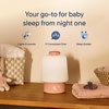 image:imageHatch Baby Sound Machine amp Night Light Routine Builder Beechwood  White noise machine night light toddler amp kid timetorise alarm clock registry essential with 3 months of sleep supportPeach